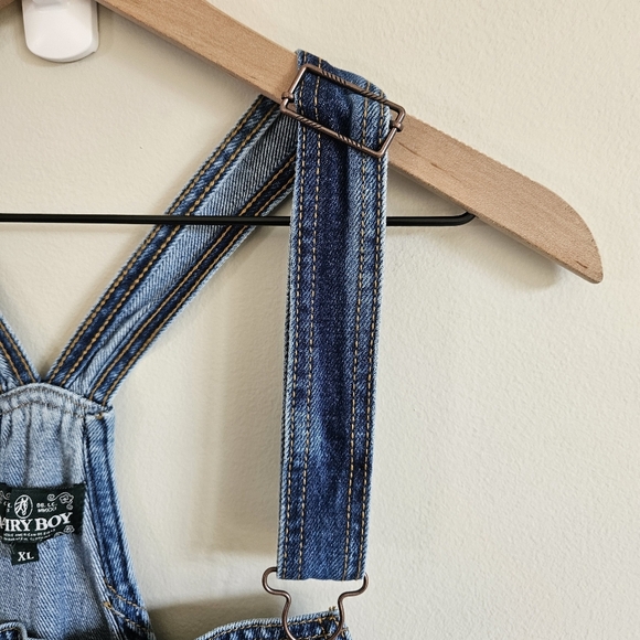 Dairy Boy Medium Blue The Farm Milkman Denim Overalls in Blue Hen NWT - Picture 11 of 16